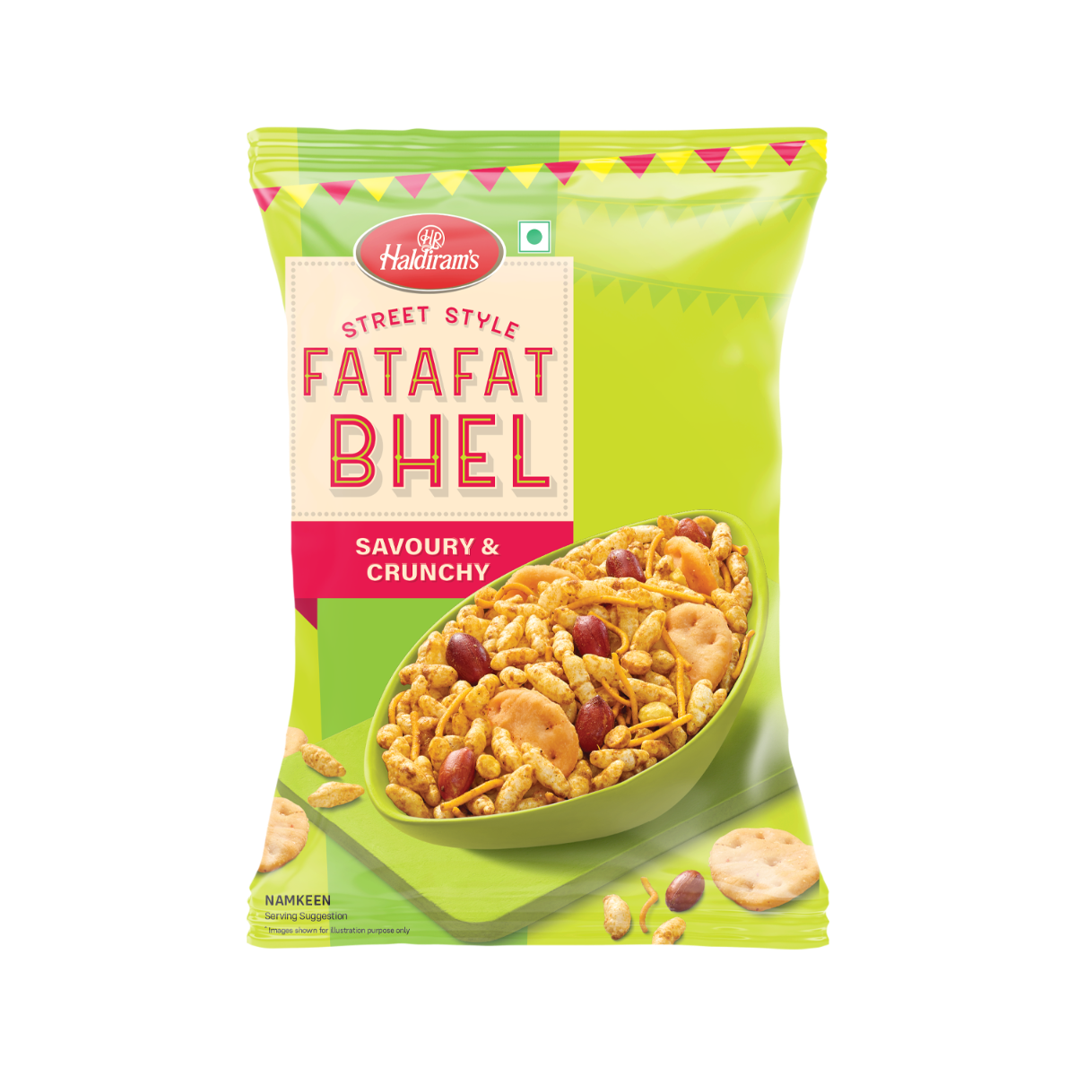 Buy Haldiram's Fatafat Bhel 150g - Crispy Snack Online - Haldiram